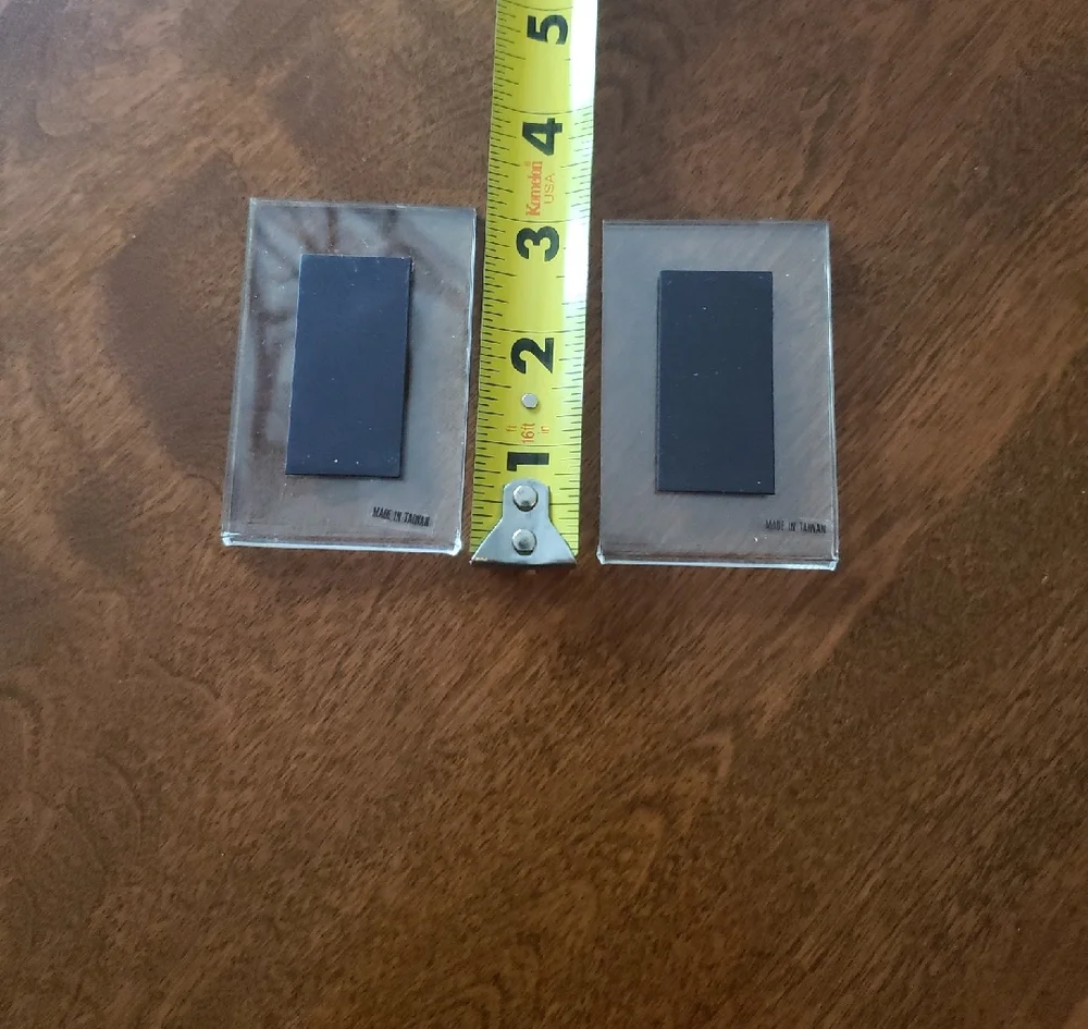 Clear Acrylic Picture/Label Holders - Set Of 6